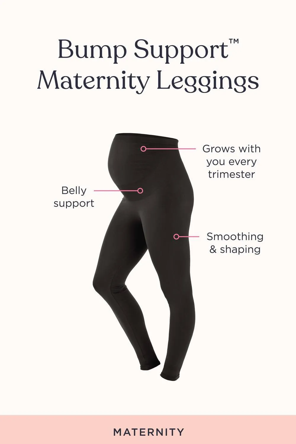 Belly Bandit Maternity Leggings with Bump Support™ gravidleggings