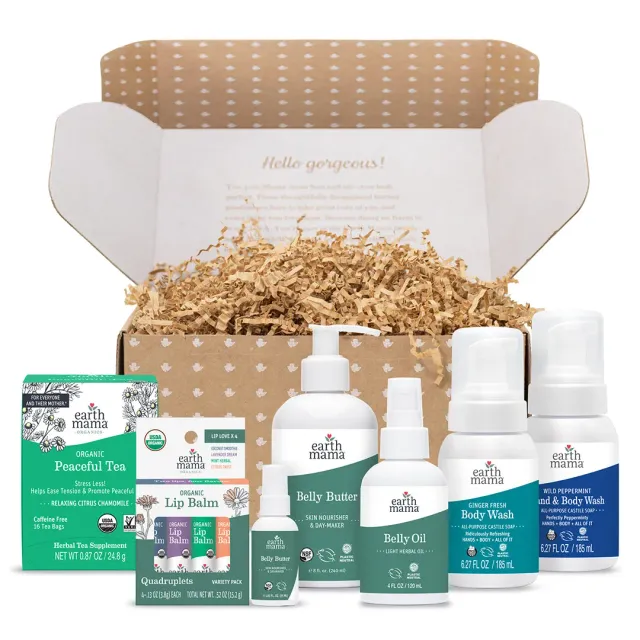 Earth Mama Pregnancy Pampering Collection presentset för gravid