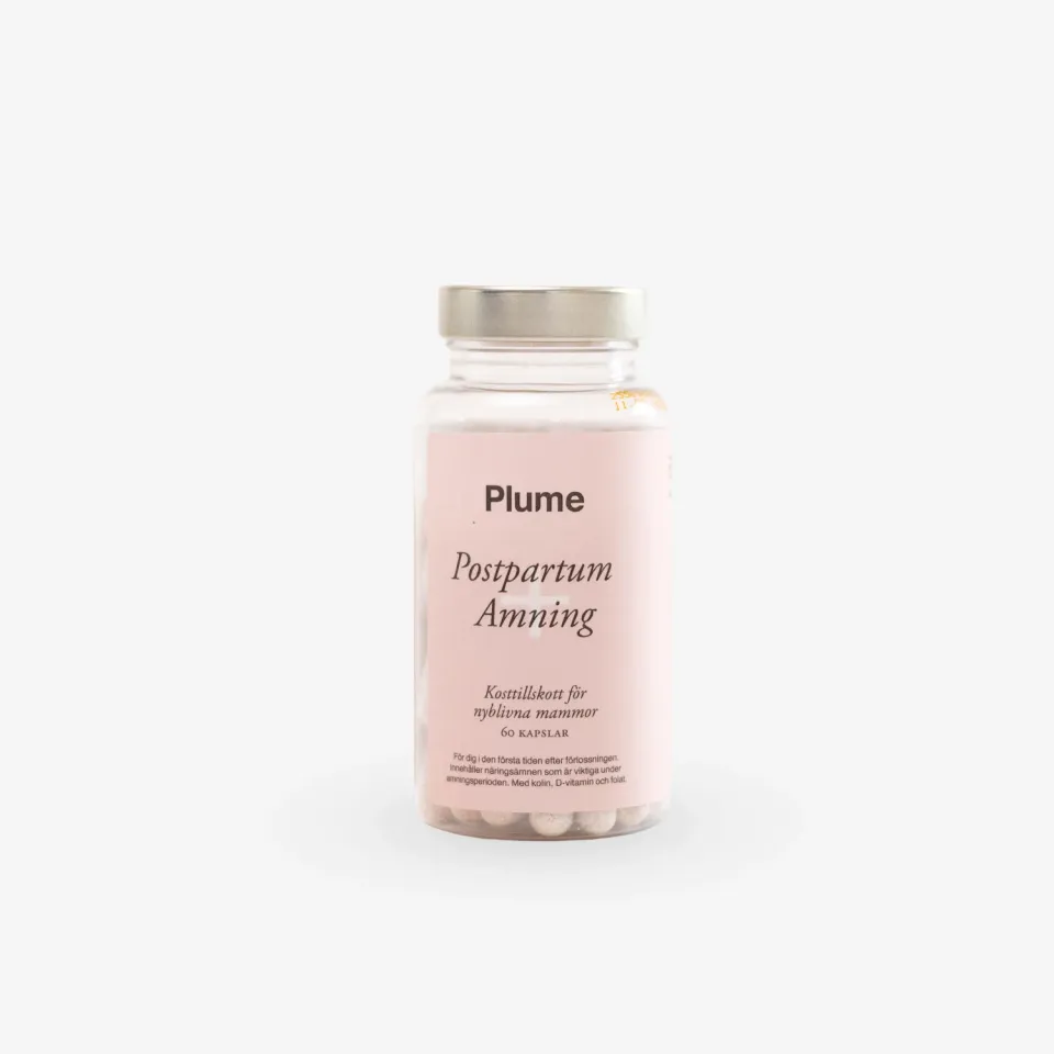 Plume Postpartum + Amning kosttillskott 60 kapslar