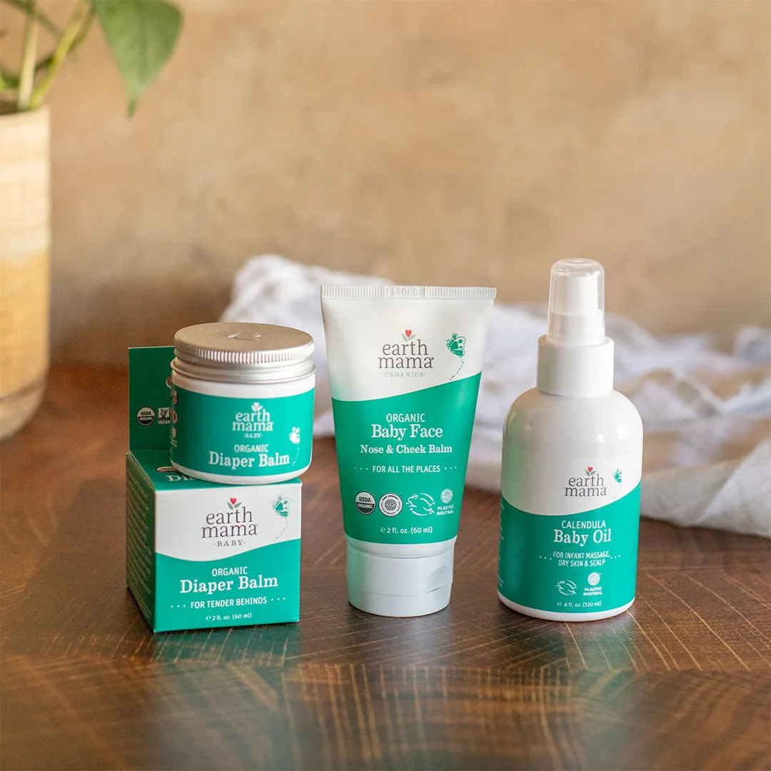 Earth Mama Baby Starter Kit ekologiskt bebisset 3-delar
