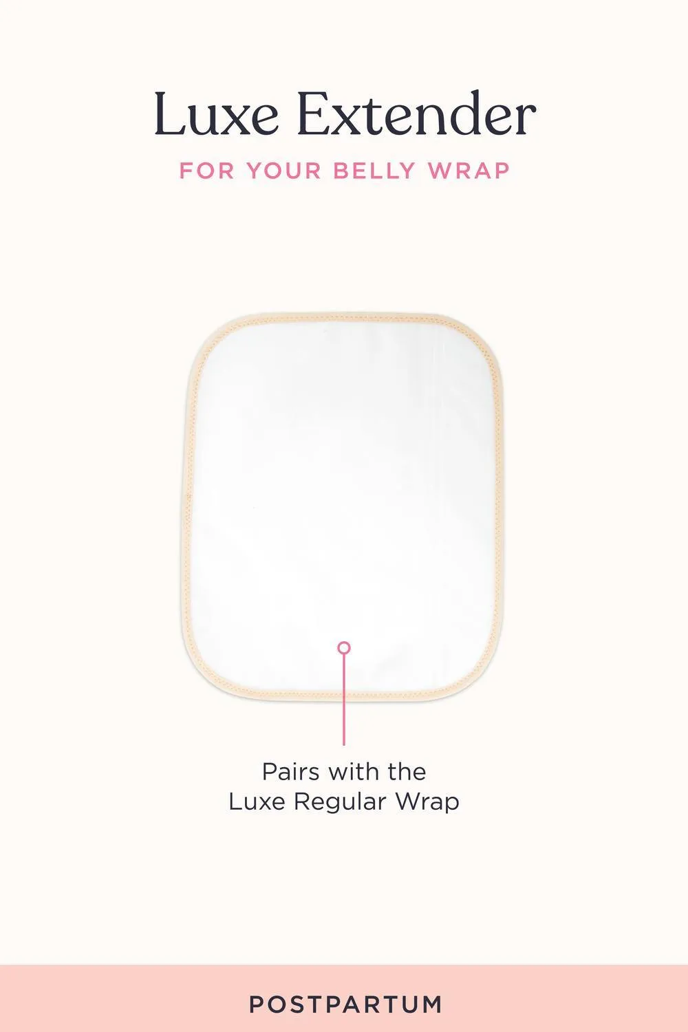 Belly Bandit Luxe Belly Wrap Extender förlängare för magstöd