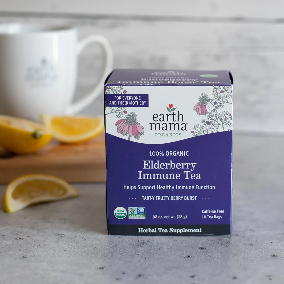 Earth Mama Elderberry Immune örtte fläder