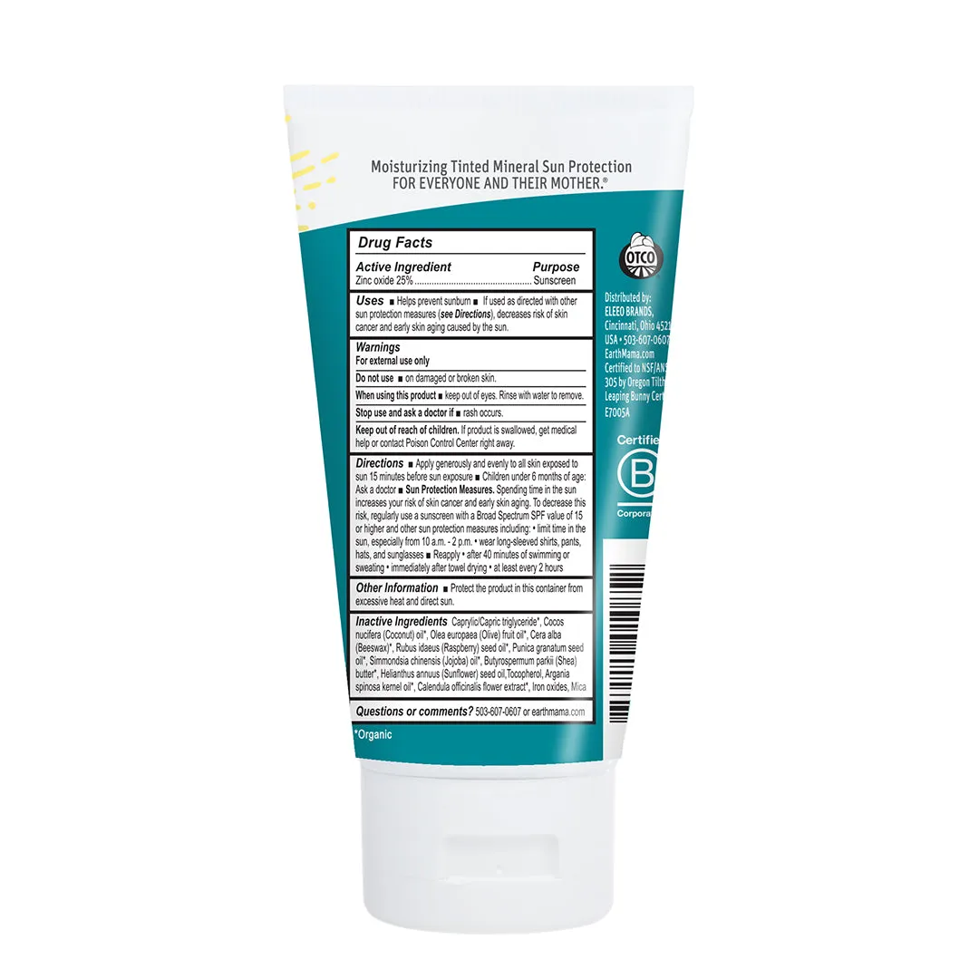 Earth Mama tonad mineralsolkräm SPF 40