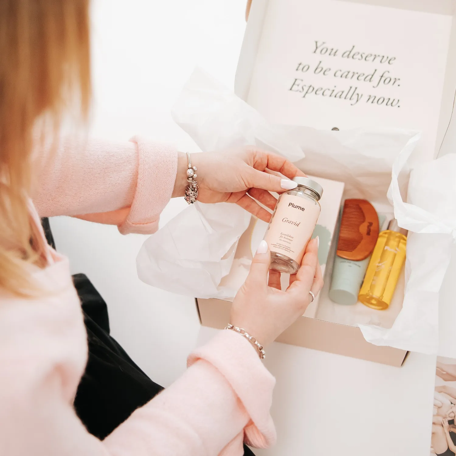 Plume Gravid Kit presentkit för gravid