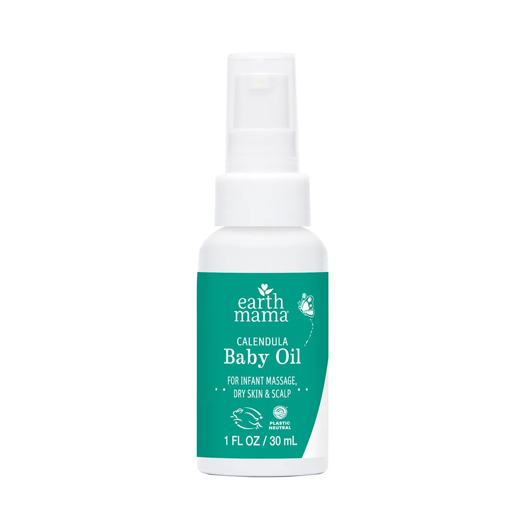 Earth Mama Calendula Baby Oil babyolja utan parfym
