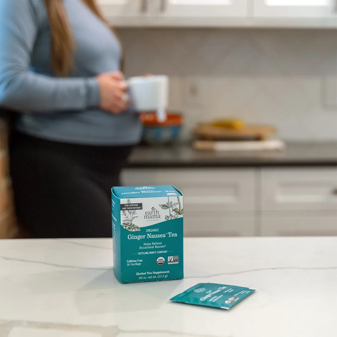 Earth Mama Organic Ginger Nausea Tea ingefärste 16 tepåsar