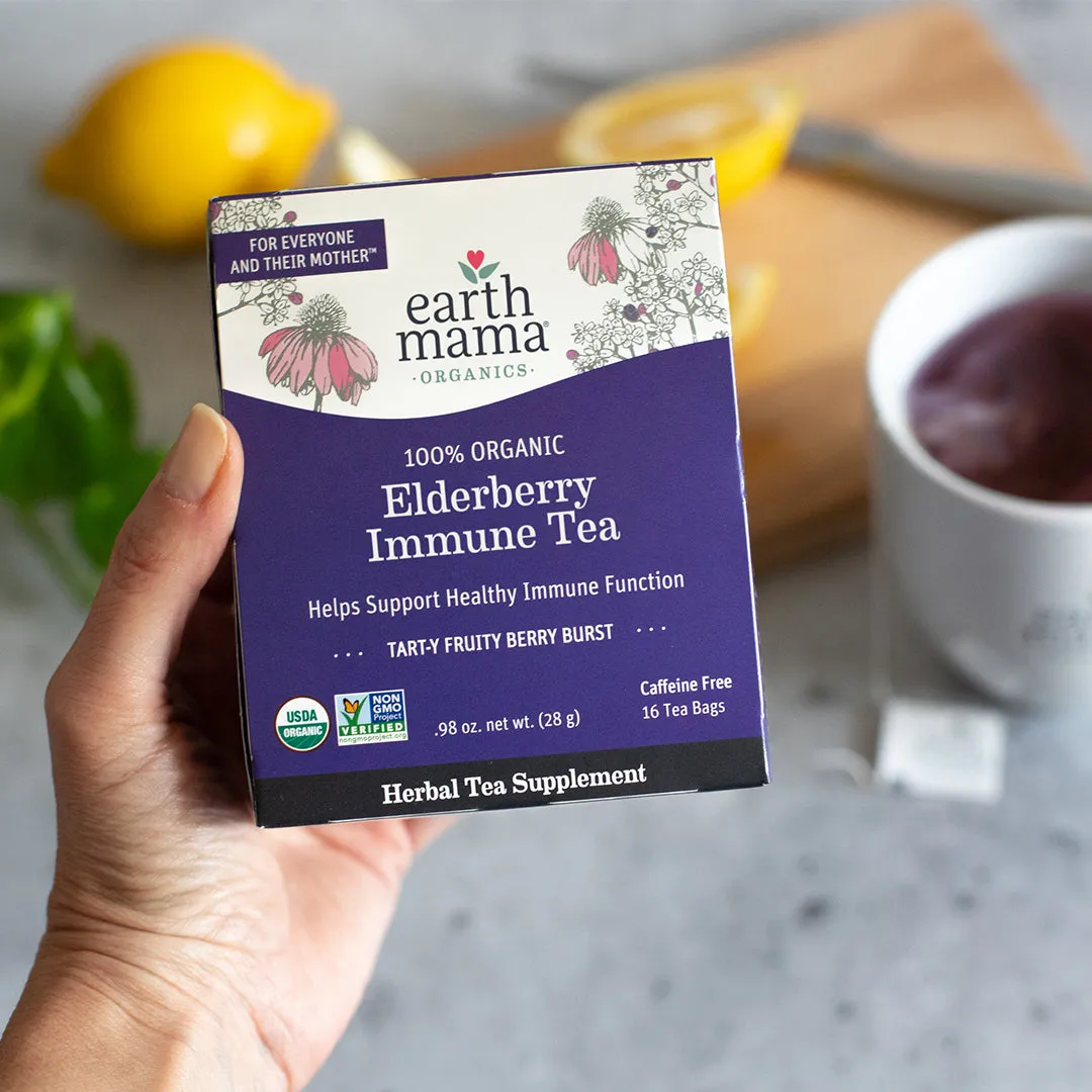 Earth Mama Elderberry Immune örtte fläder