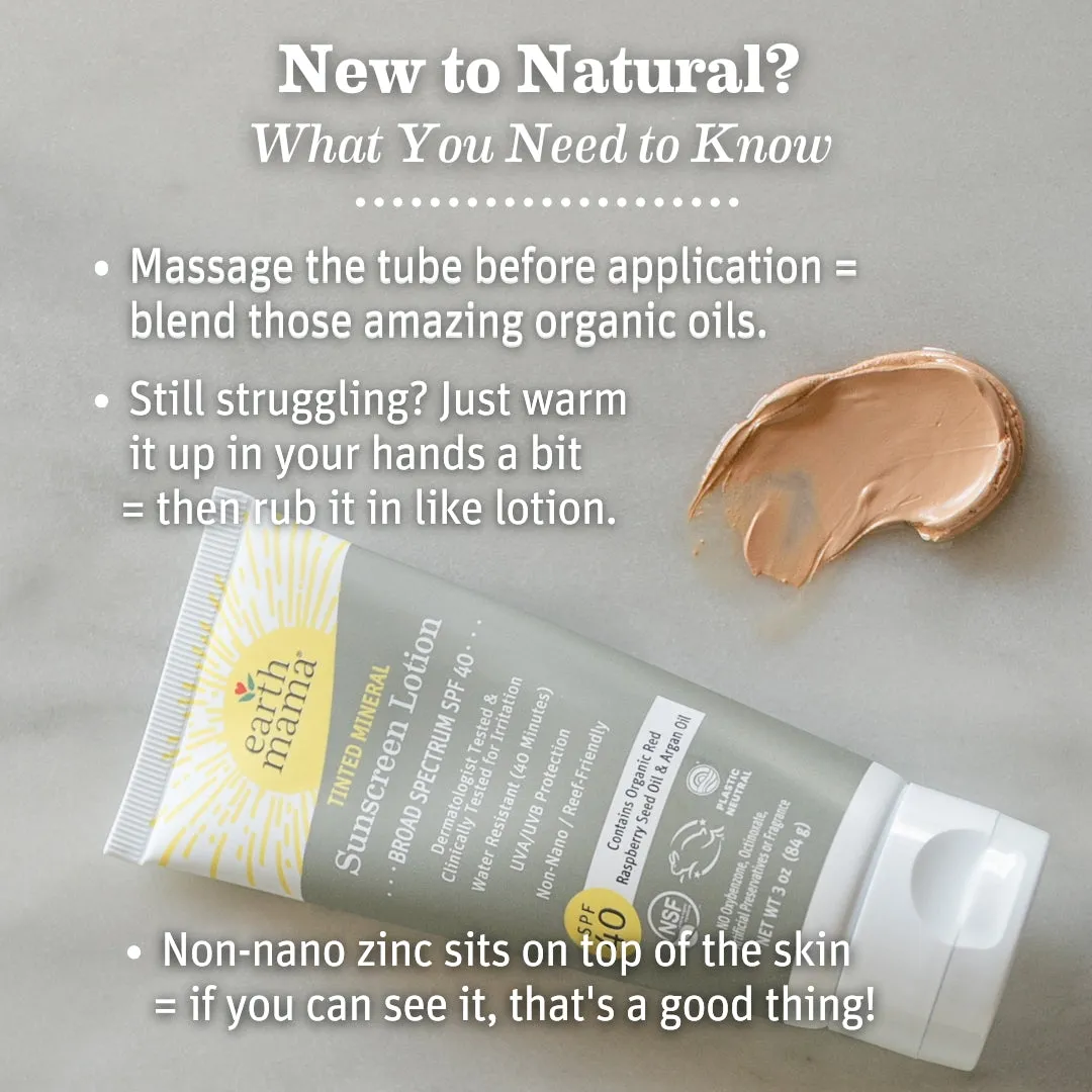 Earth Mama tonad mineralsolkräm SPF 40