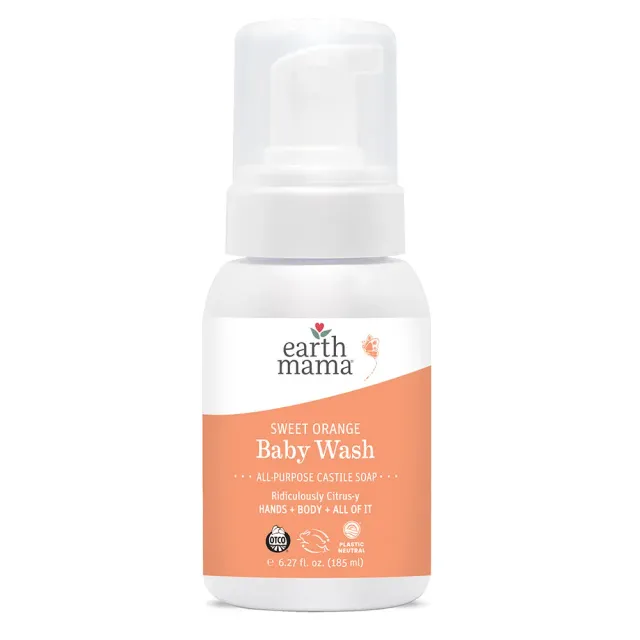 Earth Mama Sweet Orange Castile Baby Wash baby wash ekologisk