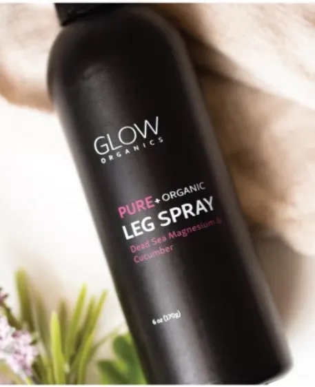Glow Organics magnesium benspray 6 oz gurka