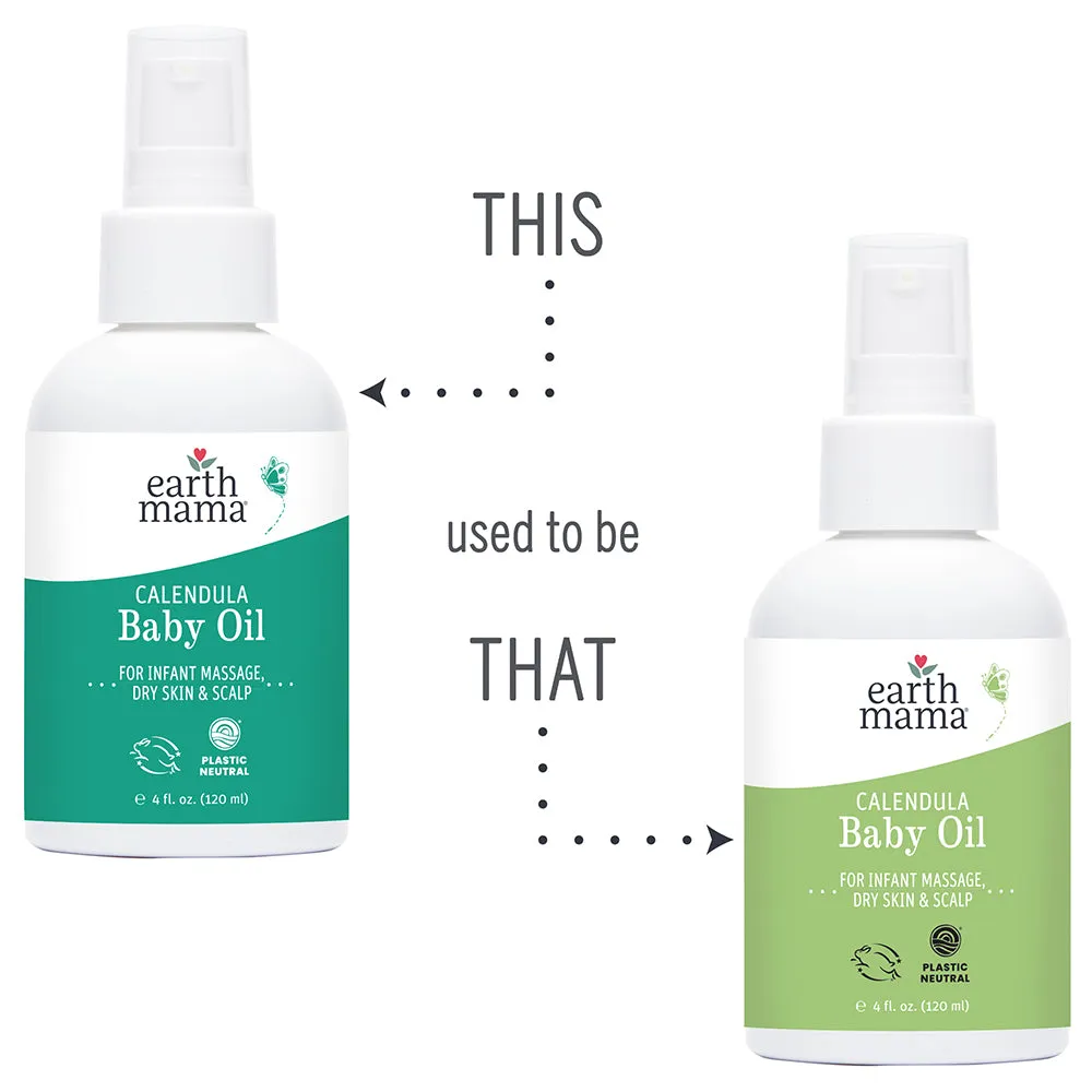 Earth Mama Calendula Baby Oil babyolja utan parfym