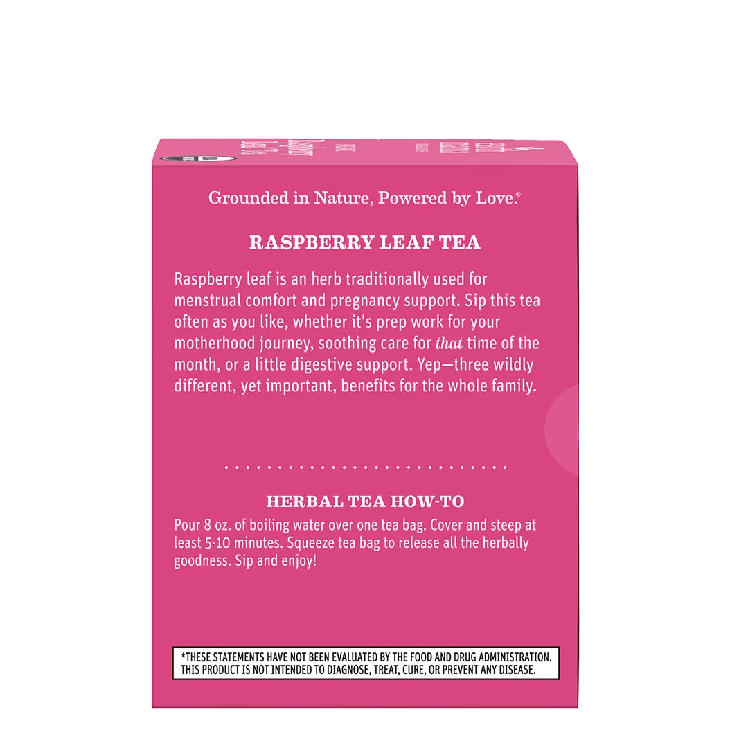 Earth Mama Organic Raspberry Leaf Tea ekologiskt hallonbladste 16 tepåsar