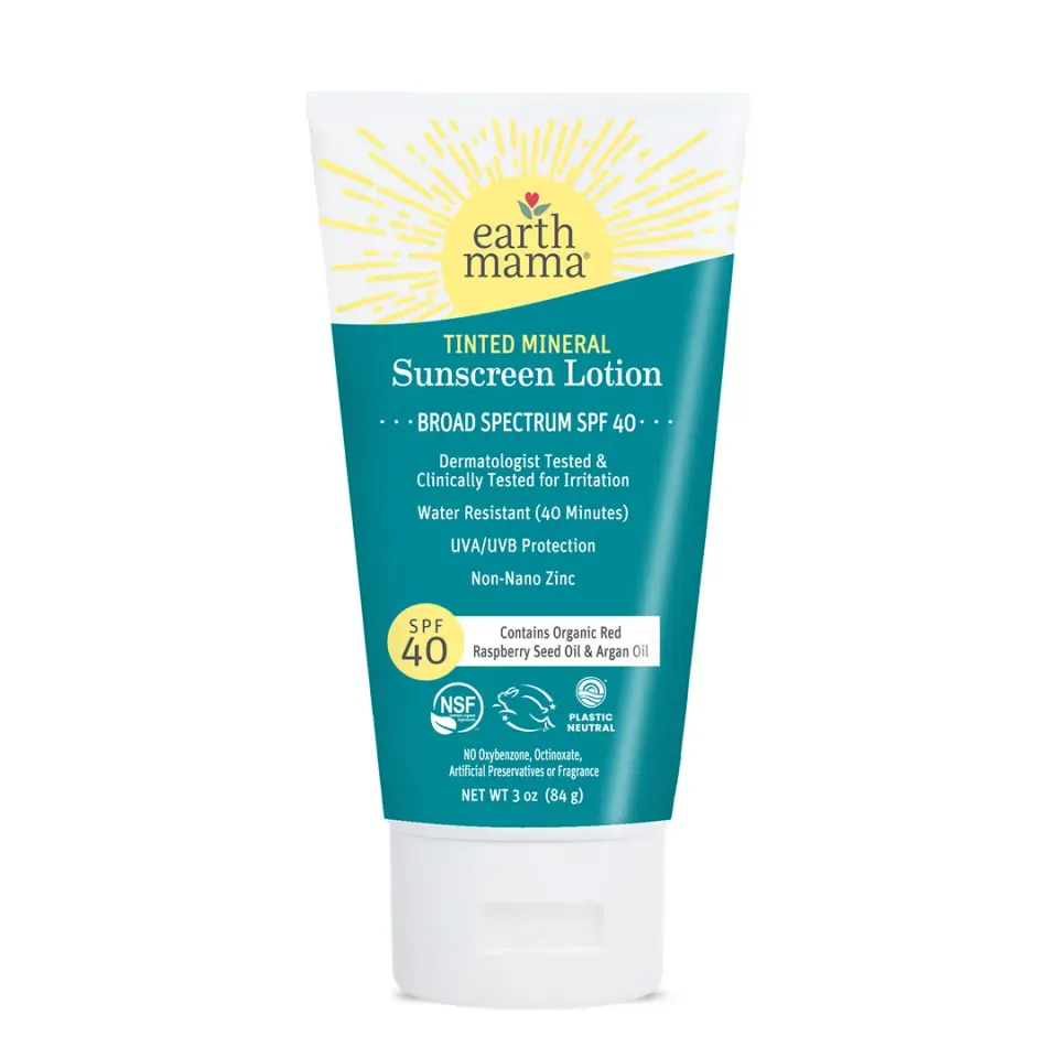 Earth Mama tonad mineralsolkräm SPF 40