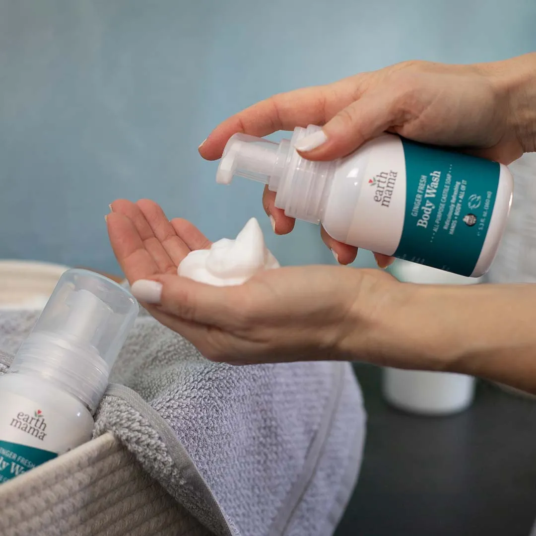 Earth Mama Ginger Fresh Castile Body Wash kroppstvål
