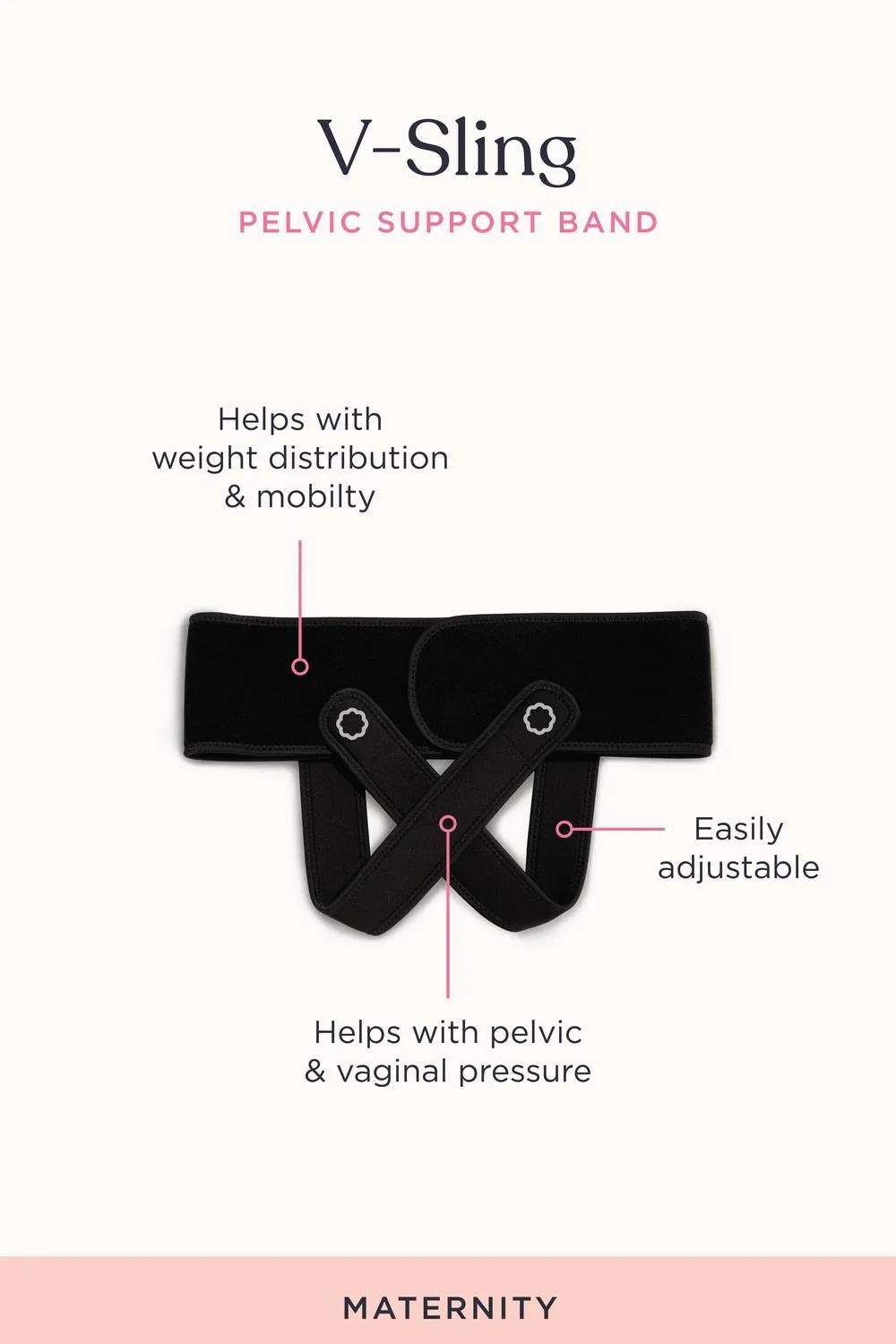 Belly Bandit Maternity V-Sling gravidband