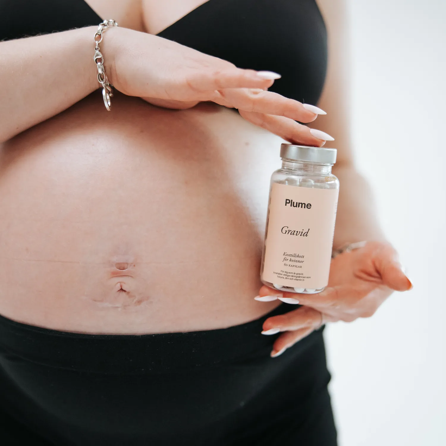 Plume Gravid kosttillskott 60 kapslar med folsyra