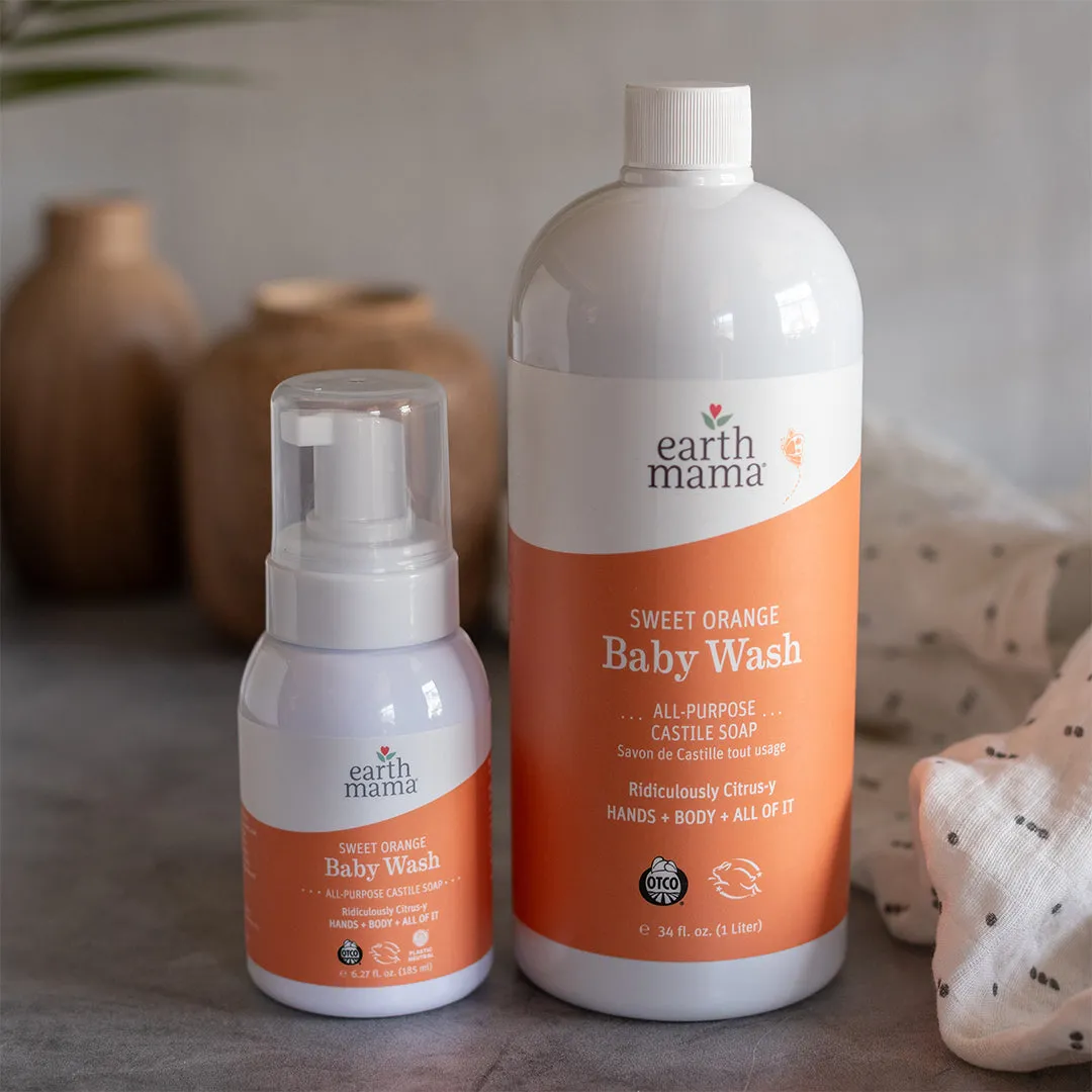 Earth Mama Sweet Orange Castile Soap Bundle castilletvål