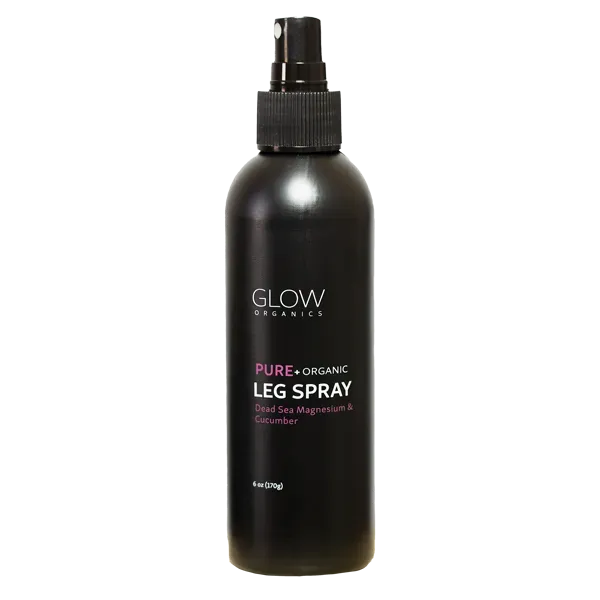 Glow Organics magnesium benspray 6 oz gurka