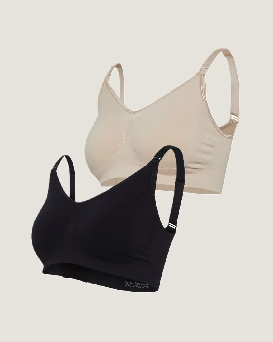 Carriwell Original Gravid- & Amnings-BH 2-Pack