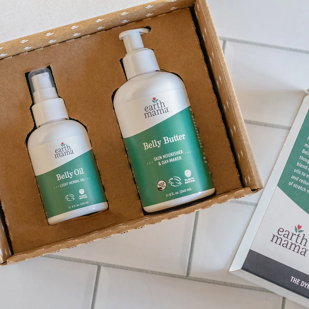 Earth Mama Belly Bundle Pregnancy Kit gravidset med Belly Butter och Belly Oil