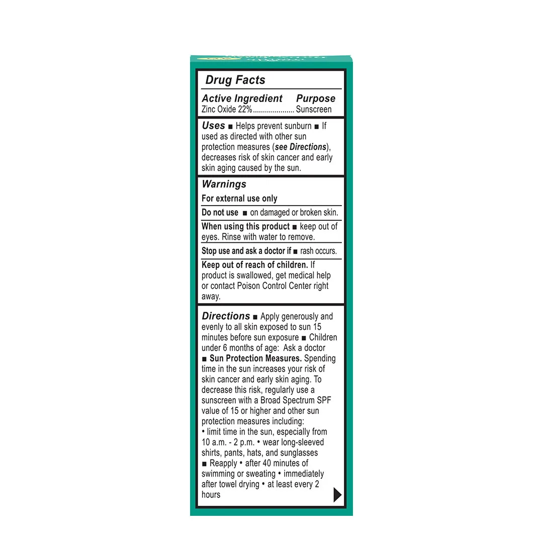 Earth Mama Baby Face solstift SPF 40 mineral