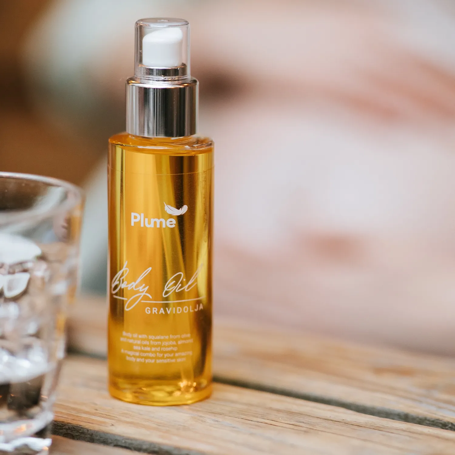 Plume gravidolja 100 ml med 7 naturliga oljor