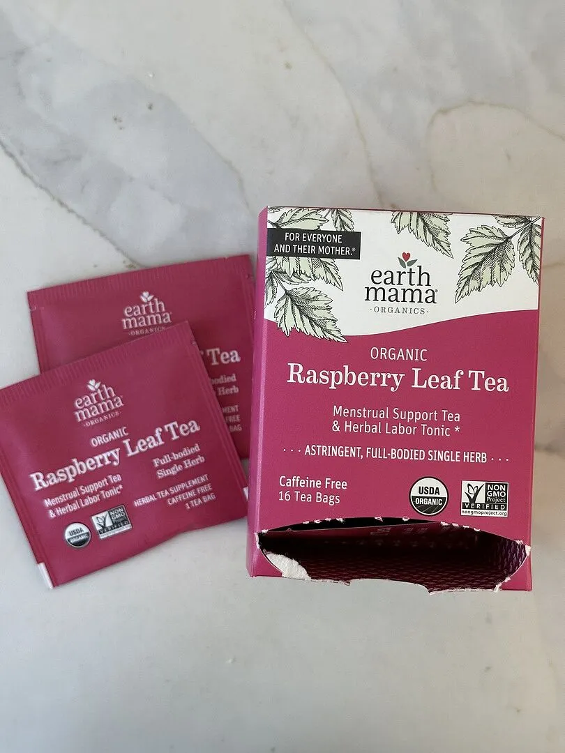 Earth Mama Organic Raspberry Leaf Tea ekologiskt hallonbladste 16 tepåsar
