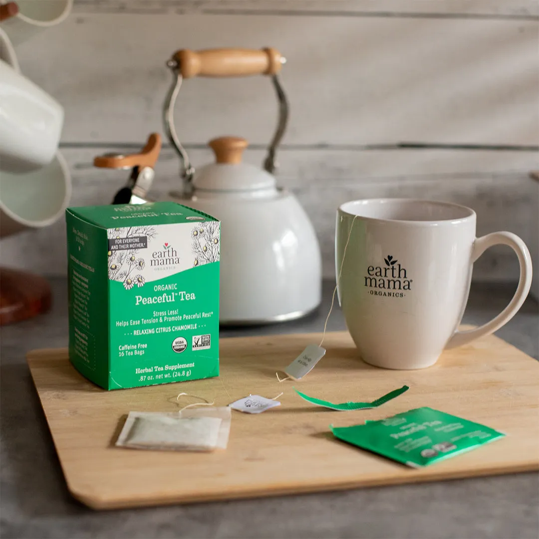 Earth Mama Organic Peaceful Tea örtte 16 tepåsar