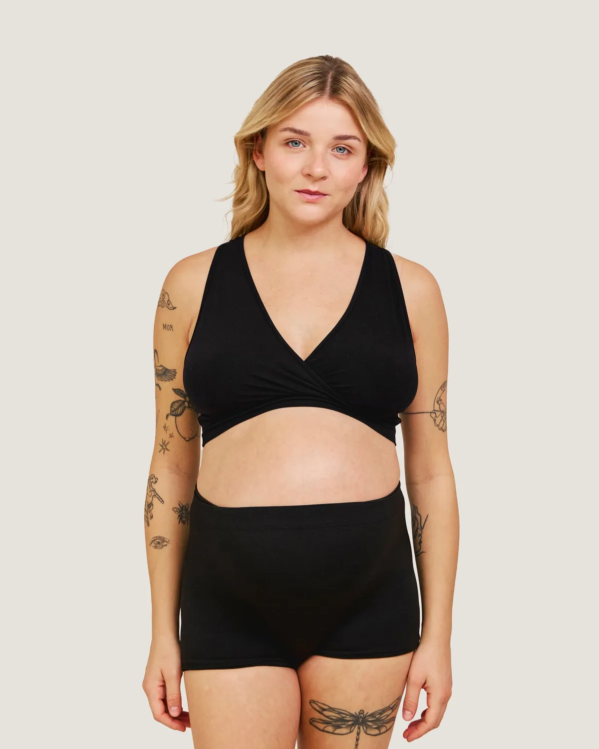Carriwell Gravid- & Postpartumtrosor 2-Pack Hög Midja