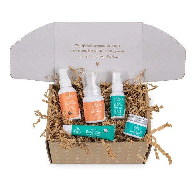 Earth Mama Baby presentask hudvårdsset 5 delar