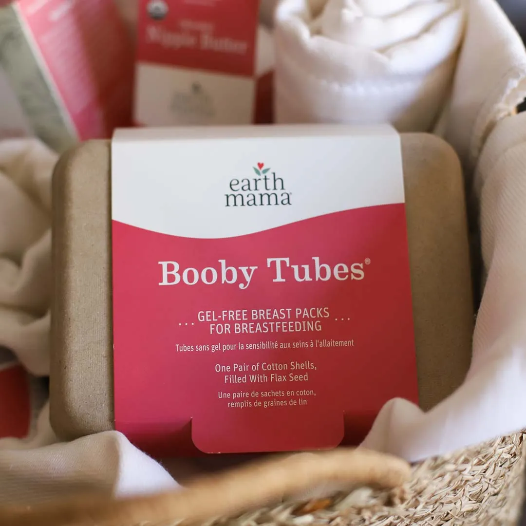 Earth Mama Booby Tubes® bröstkompresser för amning 2-pack