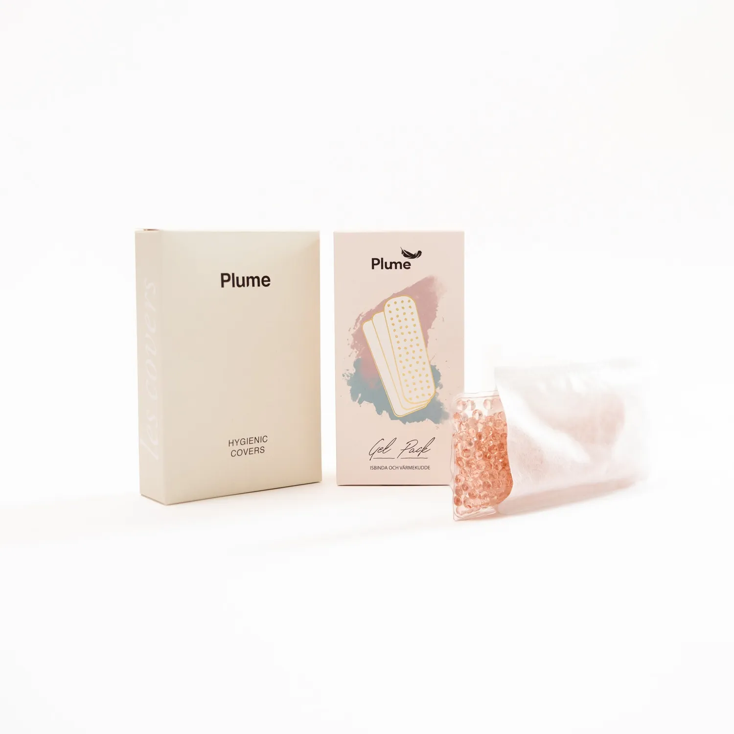 Plume hygieniska engångsfodral 16-pack för isbinda