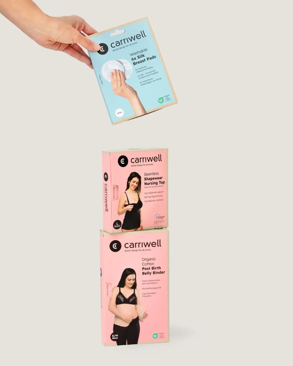 Carriwell Shapewear amningstopp + mageband paket postpartum