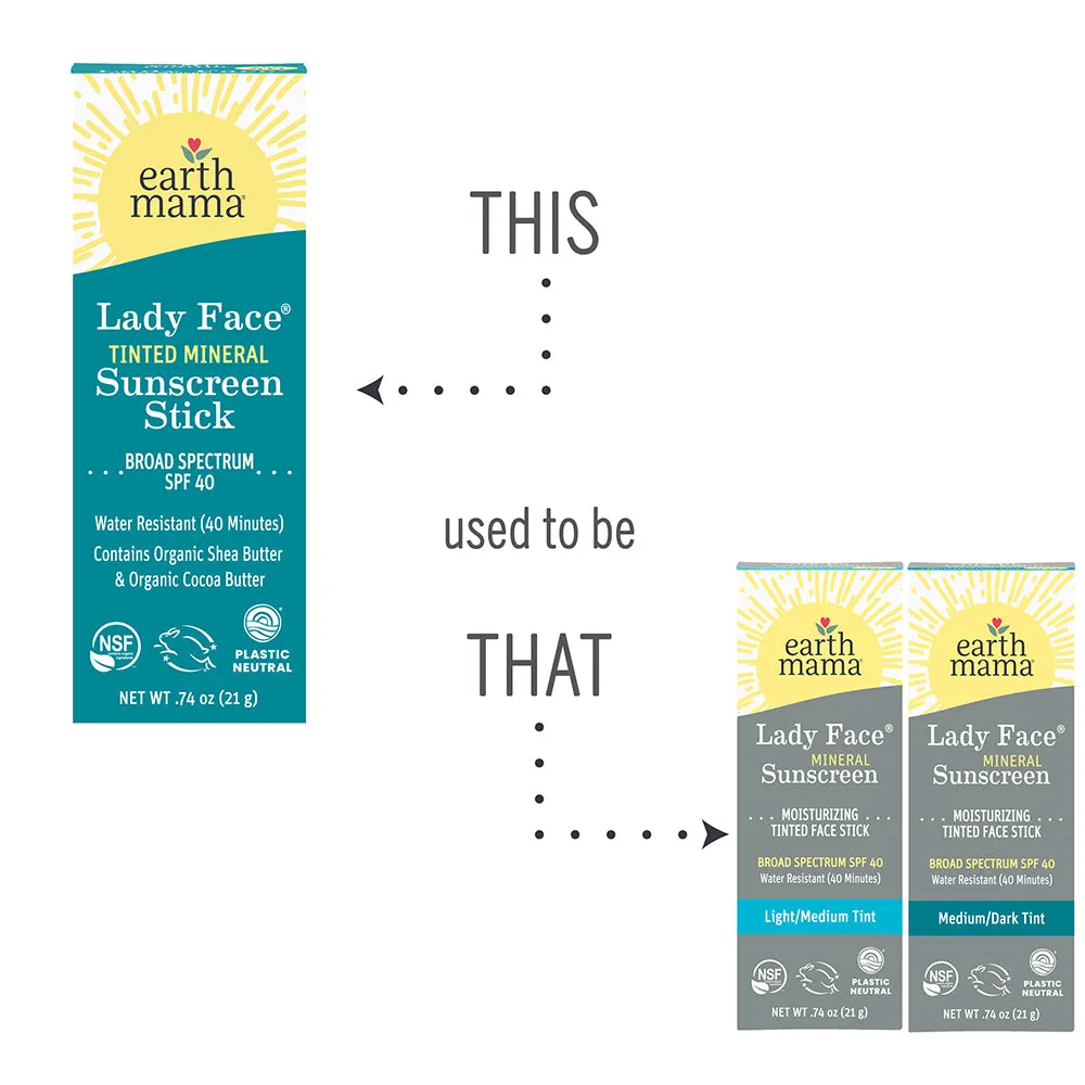 Earth Mama A Hint of Tint Bundle tonat mineralsolskydd SPF 40