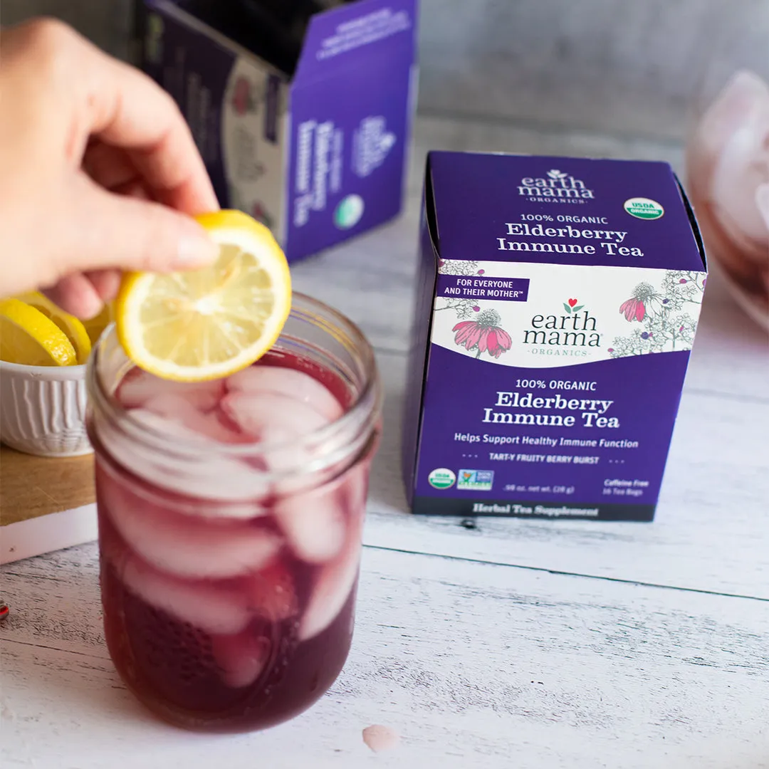 Earth Mama Elderberry Immune örtte fläder