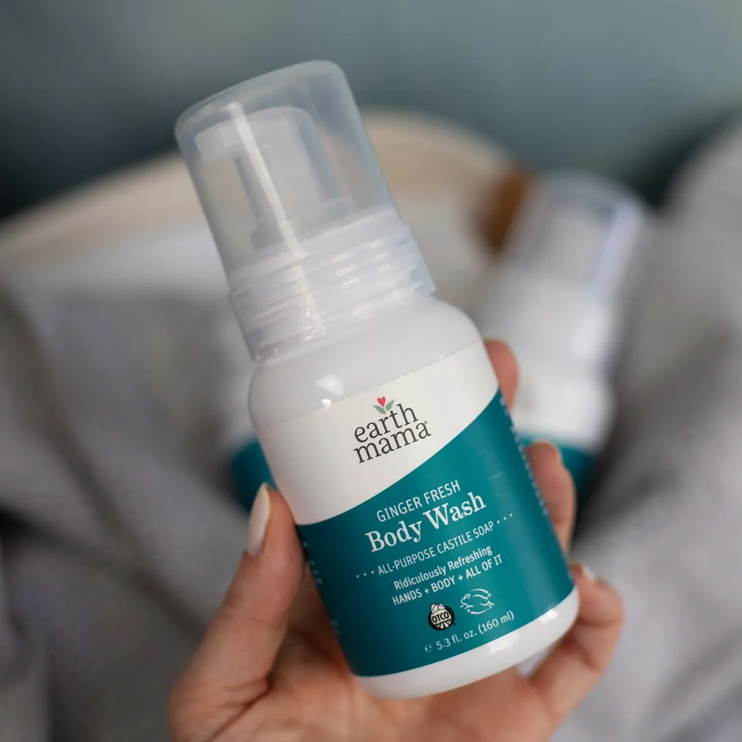 Earth Mama Ginger Fresh Castile Body Wash kroppstvål