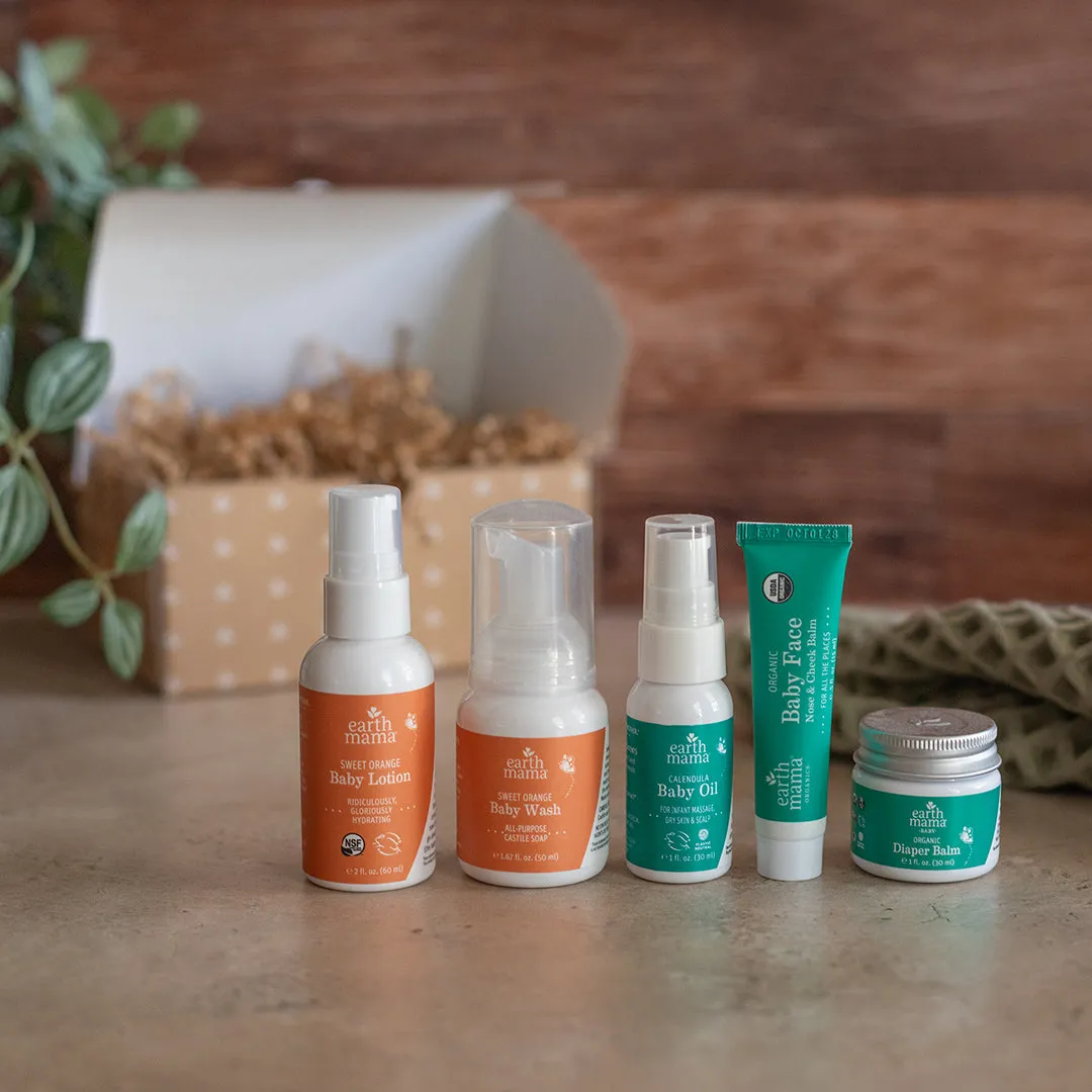 Earth Mama Baby presentask hudvårdsset 5 delar