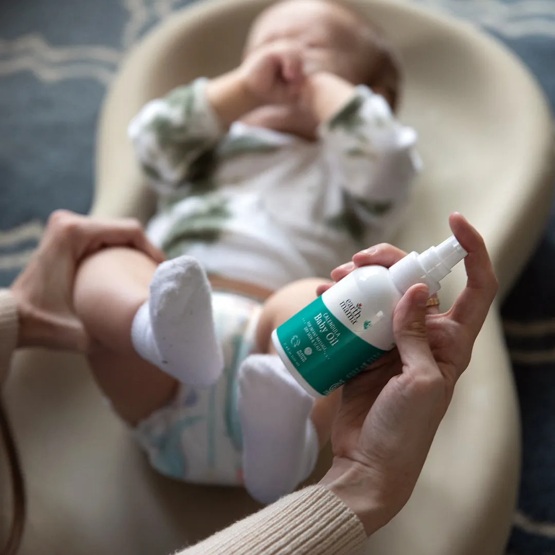 Earth Mama Calendula Baby Oil babyolja utan parfym