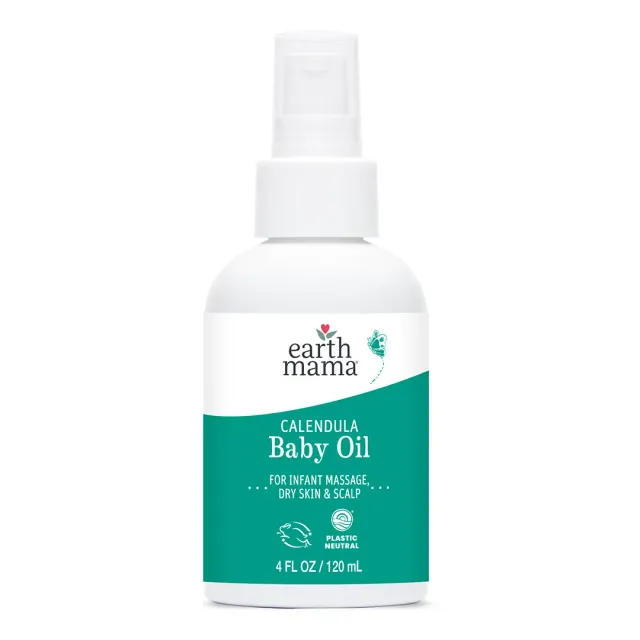 Earth Mama Calendula Baby Oil babyolja utan parfym